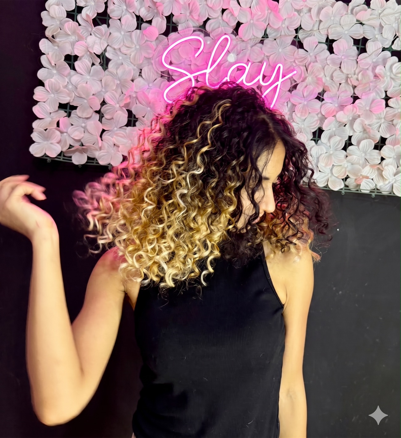 Knotless braids by Slay Studio — hair braiding salon in Fifth Settlement, New Cairo · ضفاير نوتلس في التجمع الخامس